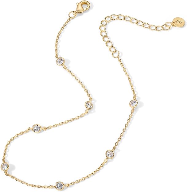 Radiant Five-Stone Baguette Stacking Ring – 14K Gold