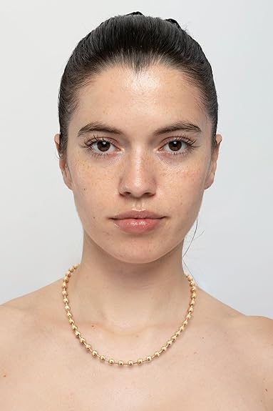 Divine POTESSA 18K Gold Plated Medallion Heart Toggle Necklace