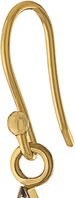 Divine Sterling Silver Real Pressed Flower Teardrop Earrings