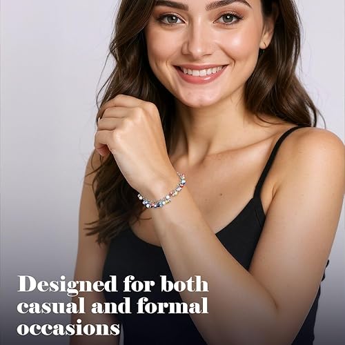 Bohemian Garden Multi-Color Floral Beaded Anklet