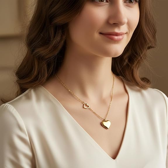 Divine Adjustable 18K Gold Plated Heart Ring