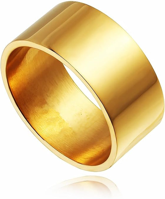 18-Piece Gold Plated Minimalist Ring Set for Women – Trendy Stackable Jewelry