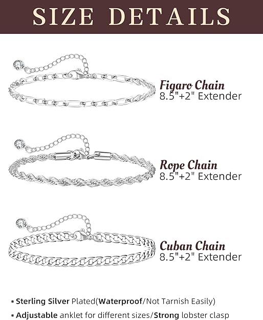 Radiant Double-Layered Silver Rope Anklet