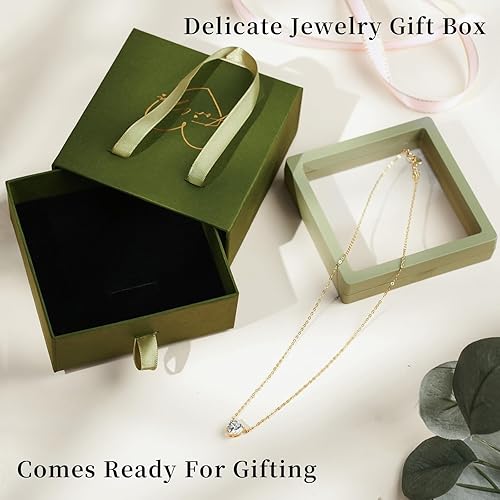 Divine Rose Heart 18K Gold Plated Pendant Necklace