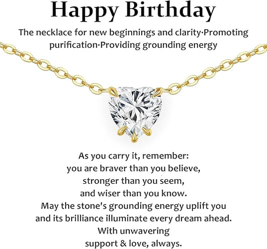 Divine Rose Heart 18K Gold Plated Pendant Necklace