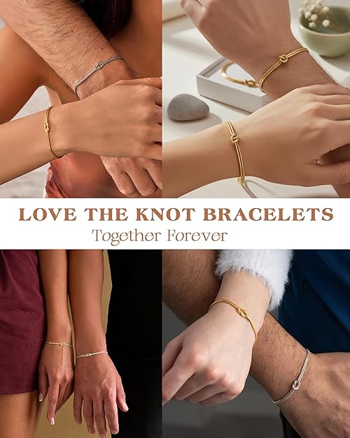 Divine Connection Double-Row Knotted Snake Chain Bracelet