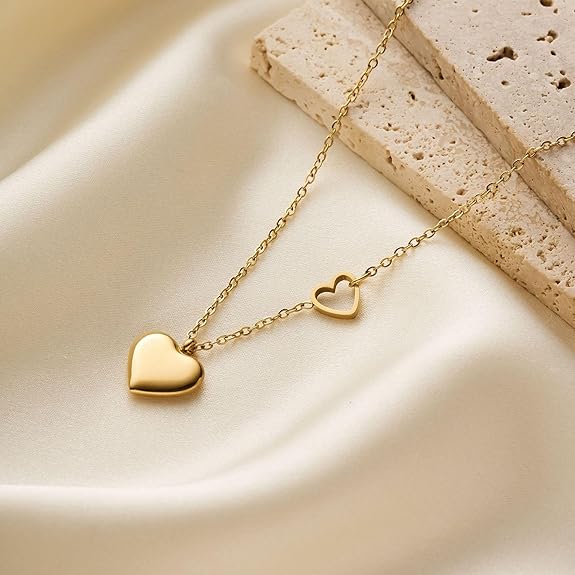 Divine Adjustable 18K Gold Plated Heart Ring