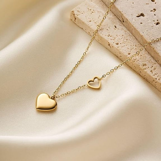 Divine Adjustable 18K Gold Plated Heart Ring