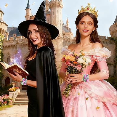 “Wicked Changed for Good” Beaded Bracelet Set – Colorful Affirmation Stretch Bracelets