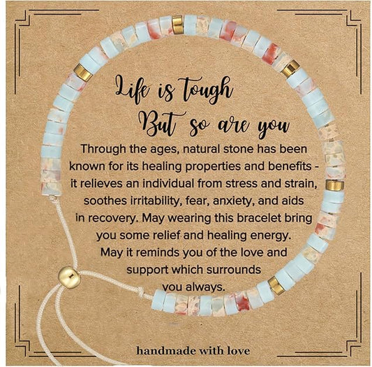 Divine Earth Oversized Multi-Stone Toggle Bracelet